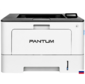 Pantum BP5106DW,  Printer,  Mono laser,  A4,  40 ppm,  1200x1200 dpi,  512 MB RAM,  Duplex,  paper tray 250 pages,  USB,  LAN,  WiFi,  start. cartridge 6000 pages