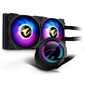 Жидкостная система охлаждения Gigabyte AORUS WATERFORCE 240,  2 x 120mm ARGB Fan,  RTL {60}  (552374)
