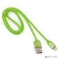 Cablexpert Кабель для Apple CC-S-APUSB01Gn-1M,  AM / Lightning,  серия Silver,  длина 1м,  зеленый,  блистер