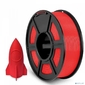 - /  Филамент NVPRINT PLA+ Red для 3D печати диаметр 1.75мм  длина 330 метров  масса 1 кг