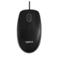 Мышь Logitech B100 Black  (черная,  оптическая 800dpi,  USB,  1.8м)  (арт. 910-005547,  M / N: M-U0026)