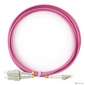 Cabeus FOP-50-OM4-LC-SC-3m Шнур оптический duplex LC-SC 50 / 125 mm OM4 3м LSZH