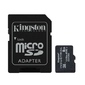 Флеш карта microSDHC 8Gb Class10 Kingston <SDCIT2 / 8GB> Industrial Temperature Class UHS-I с адаптером