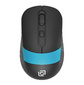 Мышь Оклик 310MW черный / синий оптическая  (3200dpi) беспроводная USB для ноутбука  (3but)