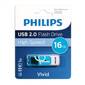 Флеш накопитель 16GB PHILIPS VIVID2.0 16GB,  USB 2.0