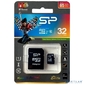 Флеш карта microSDHC 32Gb Class10 Silicon Power SP032GBSTHBU1V10SP w / o adapter
