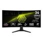 Монитор 34" MSI MAG 346CQ Black  (VA,  3440x1440,  HDMI+HDMI+DP,  1 ms,  178° / 178°,  300 cd / m,  4000:1,  180Hz,  Curved 1500R)