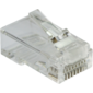 Коннектор RJ45 тип EZ,  8P8C,  UTP,  Cat.6,  универсальный,  со вставкой,  покрытие 50 микрон, 100 шт.