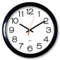Часы настенные аналоговые Бюрократ WallC-R78PN D29см черный