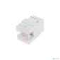 Модуль Keystone Jack RJ-45 (8P8C),  UTP неэкранированный,  CAT 5e,  тип 180 градусов,  белый REXANT PRO