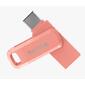 Флеш накопитель 128GB SanDisk Ultra Dual Drive Go,  USB 3.1 - USB Type-C Pink