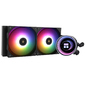 Водяное охлаждение для процессора /  Thermalright Frozen Notte 240 Black Argb V2  (240mm,  Black,  ARGB /  Fans: 2x120mm,  72.37CFM,  27.7dBA,  2000RPM /  Pump height 54mm,  28dBA,  5300RPM,  Rad thickness 27mm /  S: 1200,  1700,  1851,  2011,  2066,  115X,  AM2,  AM2+,  AM3,  AM3+,  AM4,  AM5,  FM1,  FM2,  FM2+)