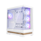 корпус ZALMAN P40 NAMU,  ATX,  WHITE,  WINDOW,  WOODEN ELEMENTS,  2xCombo (2.5” or 3.5”),  1xUSB TYPE-C,  2xUSB3.0,  SIDE 3x120mm ARGB,  REAR 1x120mm ARGB