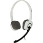 Наушники с микрофоном Logitech H150 белый / черный 1.8м накладные оголовье  (981-000453)