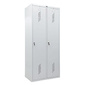 Шкаф для одежды Практик LS 21-80  (S23099552102) 1830x813x500мм 2секц. металл серый / серый