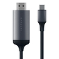 Провод Satechi USB Type-C to HDMI 4K. Поддержка разрешения 4K. Длина 1, 8 м. Цвет серый космос.