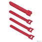 Cabeus CLAMP-135-RD Хомут для кабеля,  липучка с мягкой застежкой,  135x14 мм,  красный  (10 шт.)