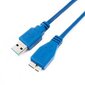 Gembird / Cablexpert CCP-mUSB3-AMBM-0.5M Кабель USB 3.0 Pro ,  AM / microBM 9P,  0.5м,  экран,  синий