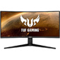 МОНИТОР 34" ASUS Gaming VG34VQL1B Black Сurved  (LED,  Wide,  3440x1440,  165Hz,  1ms,  178° / 178°,  550 cd / m,  100, 000, 000:1,  +DP,  +2хHDMI,  +2xMM,  USB 2.0 x3,  )