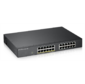 <ожидает разрешительные> Zyxel GS1900-24EP Smart L2 PoE + switch ,  rack 19 ",  24xGE  (12xPoE +),  PoE budget 130 W