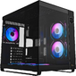 корпус Ocypus Iota C70 BK ARGB,  ATX,  Type-C (3.1)*1,  USB3.0*2,  BOTTOM 3x120mm ARGB,  REAR 1x120mm ARGB,  MB SIDE 2x120mm ARGB