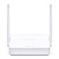 Mercusys MW302R Wi-Fi роутер,  2, 4 ГГц,  1 порт WAN 10 / 100 Мбит / с и 2 порта LAN 10 / 100 Мбит / с,  2 внешние антенны 5 дБи,  поддержка IPTV,  IPv6,  родительский контроль,  поддержка режимов точки доступа / усилителя сигнала / клиента / WISР,  русифицированный веб-интерфейс