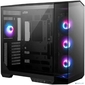 Корпус MSI MAG Pano 100R PZ ,  Mid Tower,  ATX,  2xUSB 3.2 Gen 1,  1xUSB 3.2 Gen2 Type-C,  3x120mm ARGB Reverse Blade Fan,  1x120mm ARGB Fan,  ARGB+PWM Control Board, Tempered Glass Window,  Brown Box