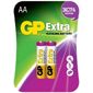 Батарея GP Extra Alkaline 15AX LR6 AA  (2шт. уп) GP 15AX-2CR2 EXTRA