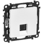 Legrand 753438 Valena LIFE.Телефонная розетка RJ11 одиночная.С лицевой панелью.Белая