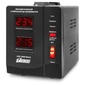 Powerman AVS-D Voltage Regulator 1000VA,  Digital Indication,  2x Schuko Outlets,  1m Power Cord,  230V,  1 year warranty,  Black