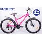 Велосипед   NRG Bikes GAZELLE  (Пол: мужской / женский,  Материал: Сталь Hi-Ten,  Ростовка: 16",   Тормоз передний / задний: Дисковый механический DB160,  Задний / Передний переключатель: LTWOO,  Размер колес: 26",  raspberry-pink-mint)