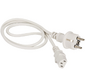 Шнур питания C13-Schuko,  3х0.75,  220В,  10А,  белый,  3 метра
