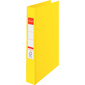 Папка на 4-х кольцах Esselte Standard 14458 A4 картон / ПВХ кор.35мм желтый вмест.190лист.