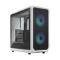 Корпус ПК без блока питания /  Fractal Focus 2 RGB,  White,  Mi
