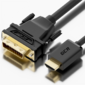 GCR Кабель 20.0m HDMI-DVI черный,  OD8.0mm,  28 AWG,  позолоченные контакты,  19M  /  25M Dual Link,  тройной экран