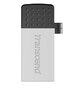 Флеш накопитель 16GB Transcend JetFlash 380,  USB 2.0,  металл серебро