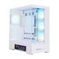 корпус ZALMAN P40 DS,  ATX,  WHITE,  WINDOW,  9.1-inch LCD screen,  2xCombo (2.5” or 3.5”),  1x2.5”,  1xUSB TYPE-C,  2xUSB3.0,  SIDE 3x120mm ARGB,  REAR 1x120mm ARGB