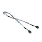 Supermicro CBL-SAST-0593 Internal Mini-SAS HD to Mini-SAS HD 60cm, 30AWG, 12Gb / s