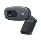 Веб-камера Logitech C270 черная,  3Mp интерполяция,  HD 720p@30fps,  угол обзора  |960-001063| 60°,  складная конструкция,  USB2.0,  кабель 1.5м {8}
