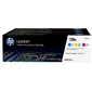 Тонер Картридж HP CF371AM 128A комплект цветных картриджей CM1415 / CP1525 ms  (CE321A+CE322A+CE323A)