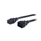 Hyperline PWC-IEC19-IEC20-1.8-BK Кабель питания IEC 320 C19 - IEC 320 C20  (3x1.5),  16A,  прямая вилка,  1.8 м