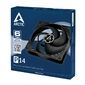 Вентилятор Arctic Cooling Вентилятор для корпуса Arctic P14 Value Pack Black / Black 5 штук  (ACFAN00136A)  (701594)