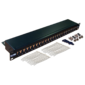 Патч-панель Lanmaster TWT-PP24STP / 6 19" 1U 24xRJ45 кат.6 FTP