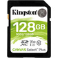 SecureDigital 128Gb Kingston SDS2 / 128GB {SDXC Class 10 UHS-I U3 Canvas Select Plus}