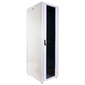 Шкаф телекоммуникационный напольный ЭКОНОМ 42U  (600  600) дверь стекло,  дверь металл