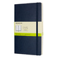 Блокнот Moleskine CLASSIC SOFT QP618B20 130х210мм 192стр. нелинованный мягкая обложка фиксирующая резинка синий сапфир