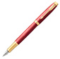 Ручка перьев. Parker IM Premium F318  (CW2143650) Red GT F сталь нержавеющая подар.кор.