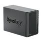Synology  DC 2, 0GhzCPU / 2GB (upto6) / RAID0, 1 / up to 2HDDs SATA (3, 5' 2, 5') / 2xUSB3.2 / 2GigEth / iSCSI / 2xIPcam (up to 25) / 1xPS  / 1YW  (repl DS220+)