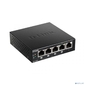 D-Link DGS-1005P / B3A Неуправляемый коммутатор с 5 портами 10 / 100 / 1000Base-T  (4 порта PoE 802.3af / at,  PoE-бюджет 60 Вт)