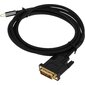 Кабель аудио-видео Buro 1.1v miniDisplayport  (m) / DVI-D  (Dual Link)  (m) 2м. Позолоченные контакты черный  (BHP MDPP-DVI-2)